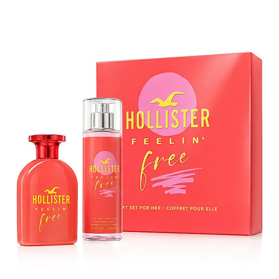 Hollister California Feelin' Free for Her EDP 50 ml + spray do ciała 125 ml W