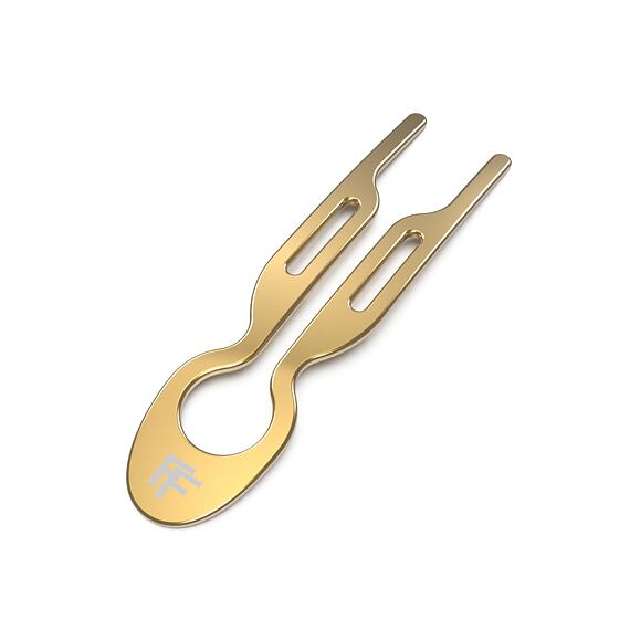 Fiona Franchimon Nº 1 Hairpin Steel (Yellow Gold Finish) 1 szt