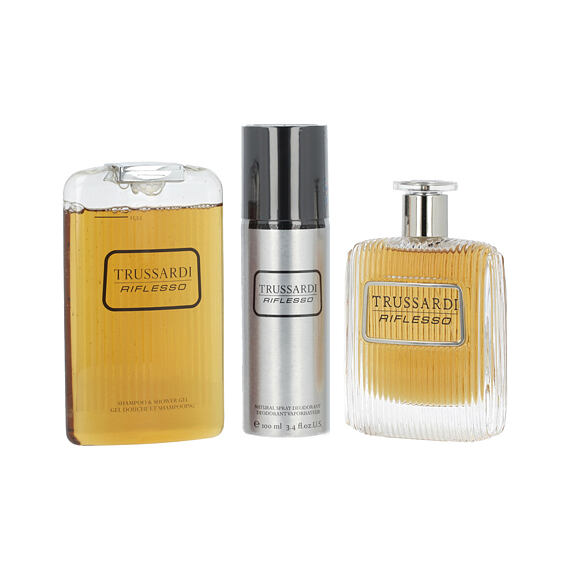 Trussardi Riflesso EDT 100 ml + DEO w sprayu 100 ml + SG 200 ml M