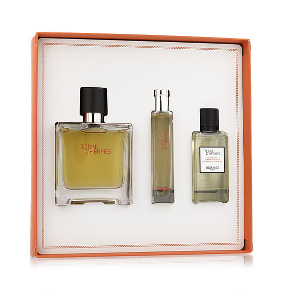 Hermès Terre D'Hermès Parfum 75 ml + Parfum 15 ml + ŻP do ciała i włosów 40 ml M
