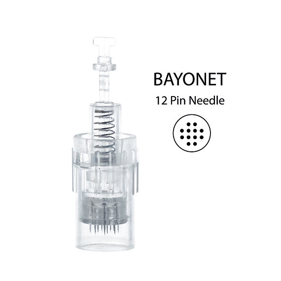 BBmessopen sterylna głowica do Electric Microneedling Pen 12 igieł (gwint wewnętrzny) 50 szt