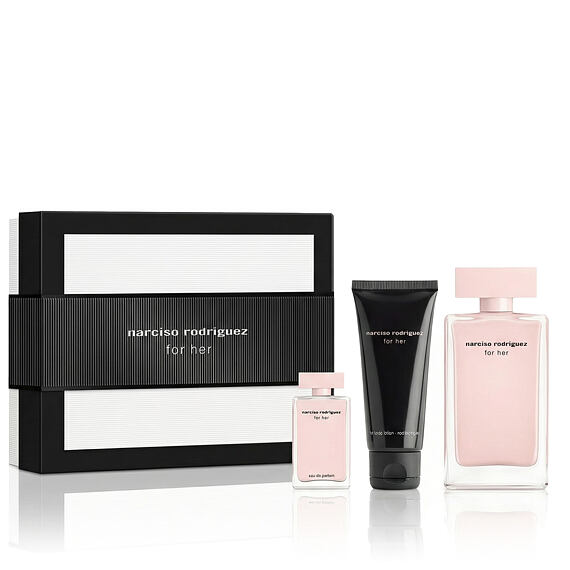 Narciso Rodriguez For Her EDP 100 ml + EDP MINI 10 ml + BL 50 ml W