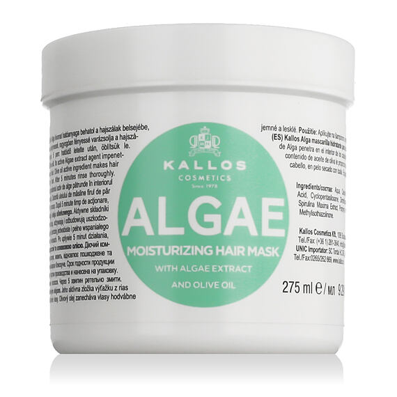 Kallos Algae Moisturizing Hair Mask And Olive Oil 275 ml