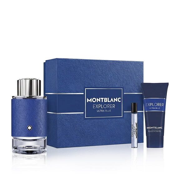 Montblanc Explorer Ultra Blue EDP 100 ml + EDP MINI 7,5 ml + SG 100 ml M