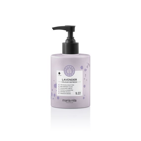 Maria Nila Colour Refresh odżywcza maska do włosów z pigmentami koloru Lavender 300 ml
