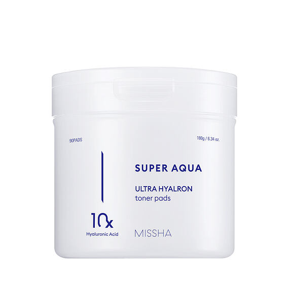 MISSHA Super Aqua Ultra Hyalron Toner Pads 90 szt