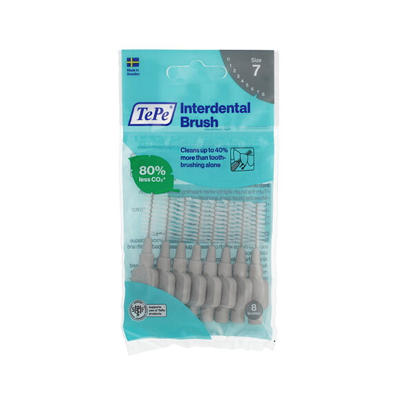 TePe Original szczoteczki międzyzębowe 7 szare (1,3 mm) 8 szt