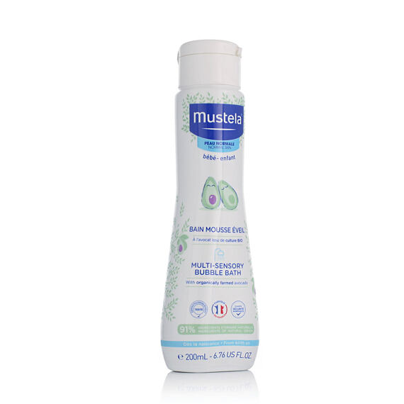 Mustela Bébé Multi-Sensory Bubble Bath with Avocado 200 ml