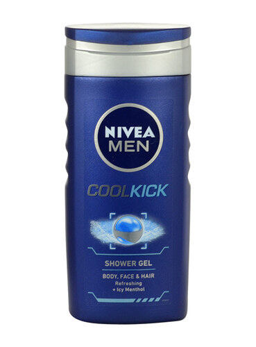 Nivea Men Cool Kick odświeżający żel pod prysznic do ciała i włosów 250 ml M