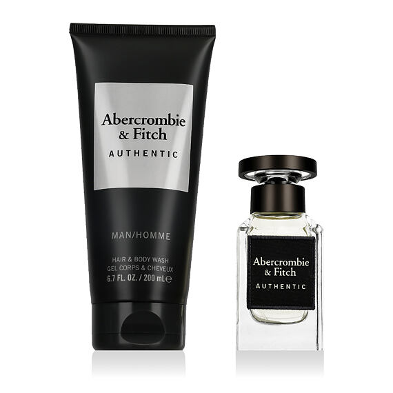 Abercrombie & Fitch Authentic Man EDT 50 ml + żel pod prysznic do ciała i włosów 200 ml M
