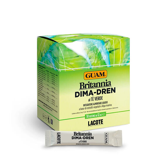 GUAM Britannia Dima-Dren with Green Tea 30 x 12 ml
