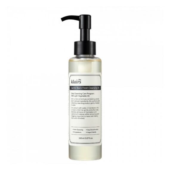 Dear, Klairs Gentle Black Fresh Cleansing Oil 150 ml