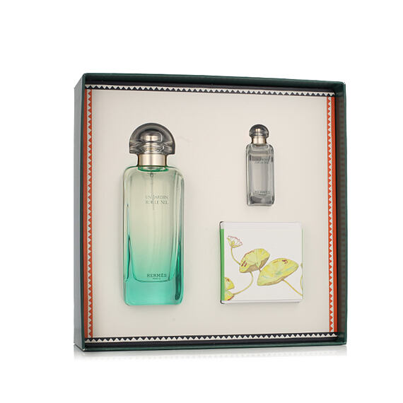 Hermès Un Jardin Sur le Nil EDT 100 ml + EDT MINI 7.5 ml + mydło w kostce 50 g U