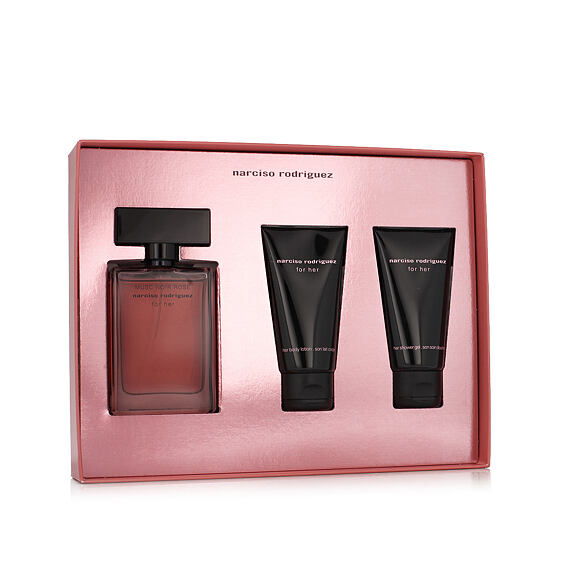 Narciso Rodriguez Musc Noir Rose For Her EDP 50 ml + SG 50 ml + BL 50 ml W