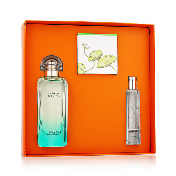 Hermès Un Jardin Sur le Nil EDT 100 ml + EDT 15 ml + mydło w kostce 50 g U