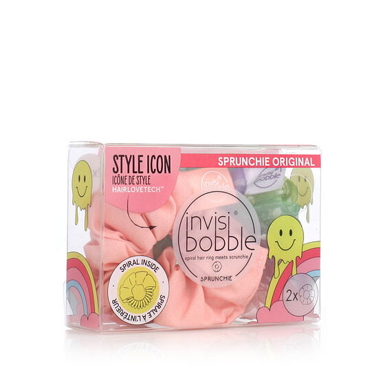 Invisibobble SPRUNCHIE ORIGINAL Duo Retro Dreamin' gumka do włosów Hue-Man Love 2 szt