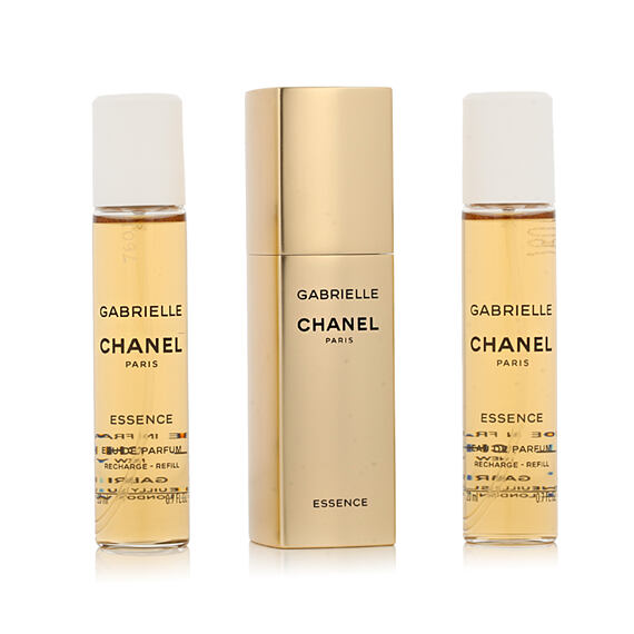 Chanel Gabrielle Essence EDP wkład 3 x 20 ml + Kieszonkowy spray do wielokrotnego napełniania W
