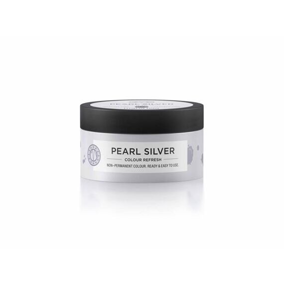 Maria Nila Colour Refresh odżywcza maska do włosów z pigmentami koloru Pearl Silver 100 ml
