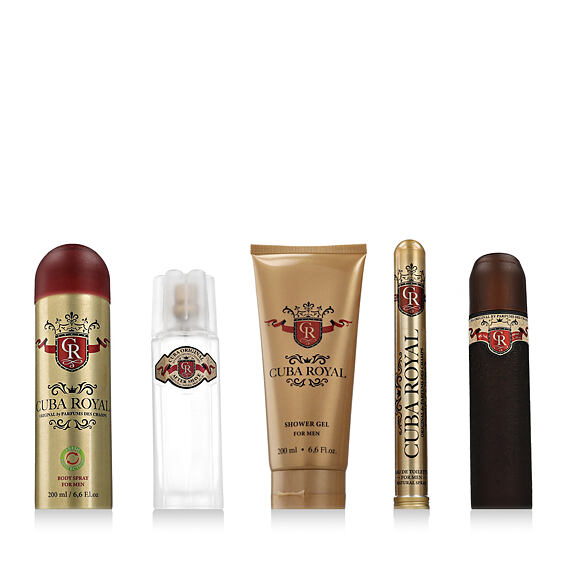 Cuba Royal EDT 100 ml + EDT 35 ml + woda po goleniu 100 ml + DEO w sprayu 200 ml + SG 200 ml M