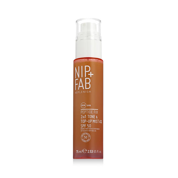 NIP+FAB PEPTIDE FIX 2iv1 Tone & Top-Up Mist SPF 50 75 ml