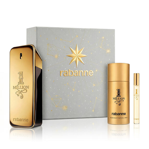Rabanne 1 Million EDT 100 ml + EDT MINI 10 ml + DEO w sprayu 150 ml M