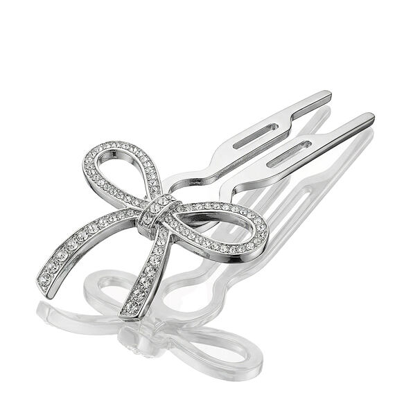 Fiona Franchimon Nº 1 Hairpin Crystals By Swarovski (White Gold Finish) 1 szt