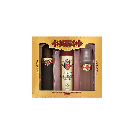 Cuba Royal EDT 100 ml + woda po goleniu 100 ml + DEO w sprayu 200 ml M
