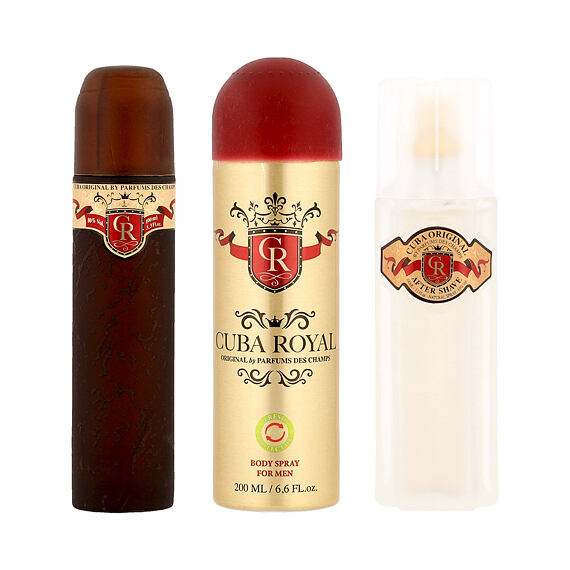 Cuba Royal EDT 100 ml + woda po goleniu 100 ml + DEO w sprayu 200 ml M