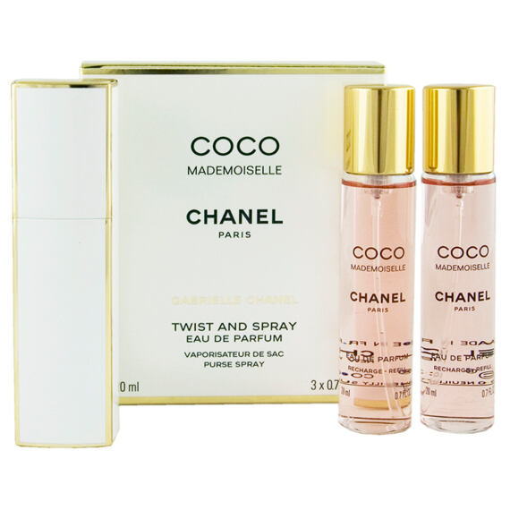 Chanel Coco Mademoiselle EDP napełnialny 20 ml + EDP wkład 2 × 20 ml W