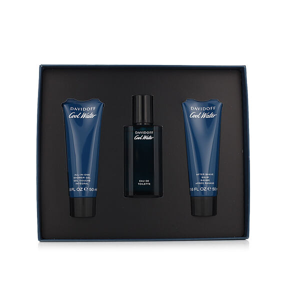 Davidoff Cool Water for Men EDT 40 ml + ASB 50 ml + SG 50 ml M