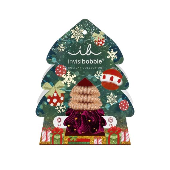 Invisibobble Holiday Collection Good Things Come in Trees Set