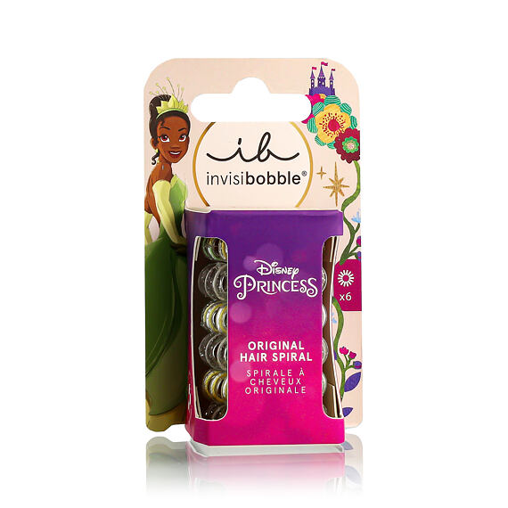 Invisibobble KIDS gumka do włosów Disney Princess Tiana 2 x 3 szt