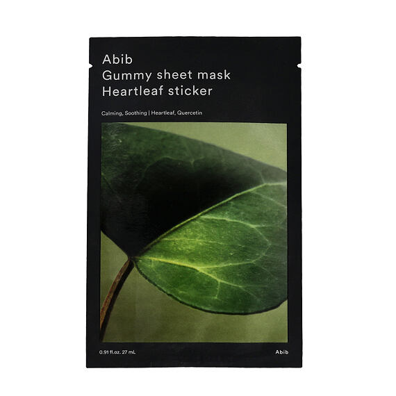 Abib Gummy Sheet Mask Heartleaf Sticker 27 ml