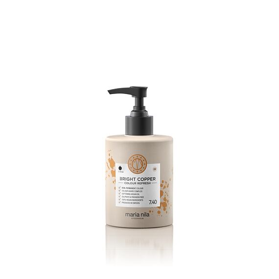 Maria Nila Colour Refresh odżywcza maska do włosów z pigmentami koloru Bright Copper 300 ml
