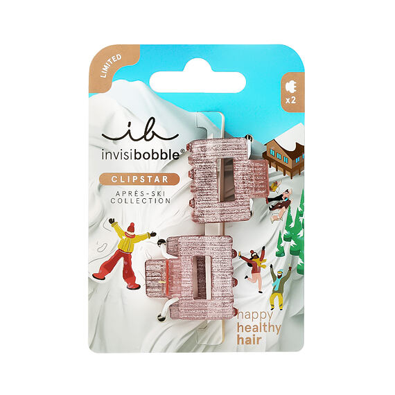 Invisibobble Clipstar szczypta do włosów Apres Ski Shimmer 2 szt