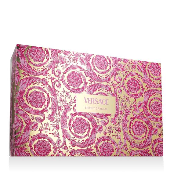 Versace Bright Crystal EDT 90 ml + SG 100 ml + żel do ciała 100 ml + Kosmetyczka W