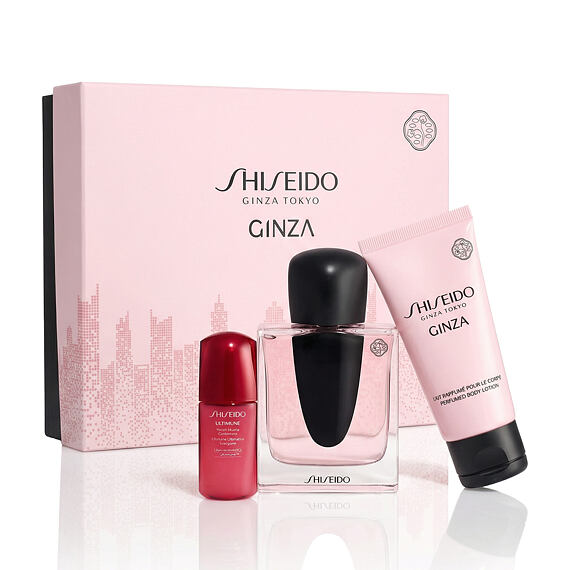 Shiseido Ginza EDP 50 ml + BL 50 ml + Serum przeciwstarzeniowe 10 ml W