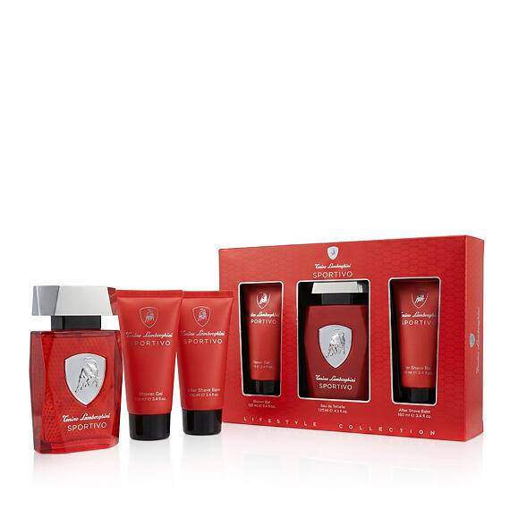 Tonino Lamborghini Sportivo EDT 125 ml + ASB 100 ml + SG 100 ml M