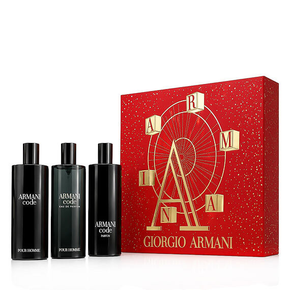 Giorgio Armani Code Homme Perfum 15 ml + EDP 15 ml + EDT 15 ml M
