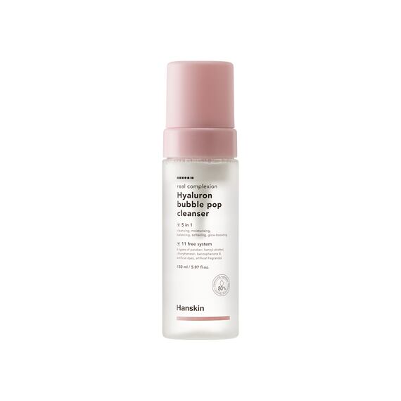 Hanskin Real Complexion Hyaluron Bubble Pop Cleanser 150 ml