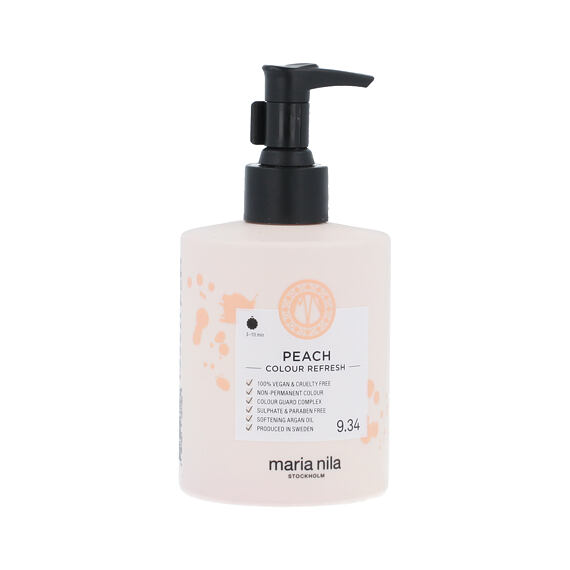 Maria Nila Colour Refresh odżywcza maska do włosów z pigmentami koloru Peach 300 ml
