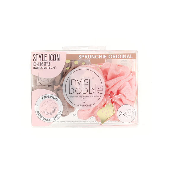 Invisibobble SPRUNCHIE ORIGINAL Duo Nordic Breeze Go with the Floe gumka do włosów 2 szt