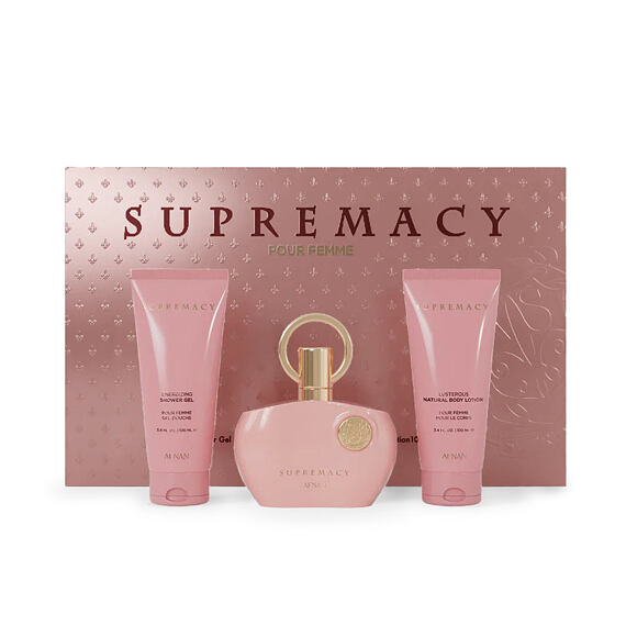 Afnan Supremacy Pink EDP 100 ml + SG 100 ml + BL 100 ml W