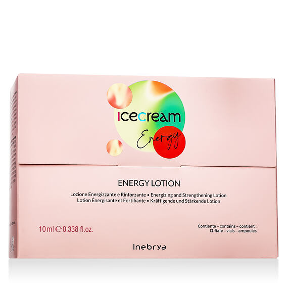 Inebrya Ice Cream Energy Lotion Ampoules 12 x 10 ml