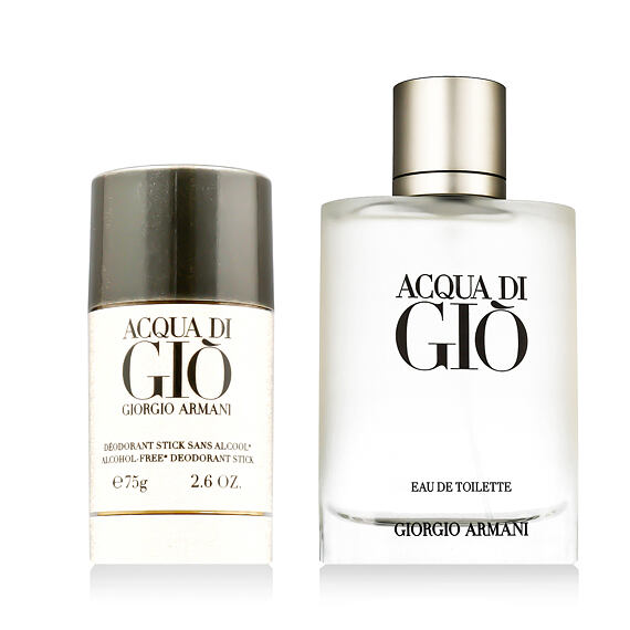 Giorgio Armani Acqua di Giò Pour Homme EDT do wielokrotnego napełniania 100 ml + DST 75 g M
