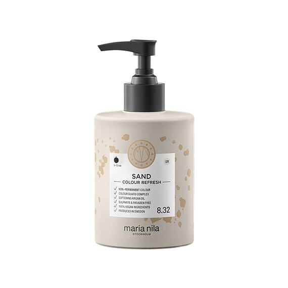 Maria Nila Colour Refresh odżywcza maska do włosów z pigmentami koloru Sand 300 ml
