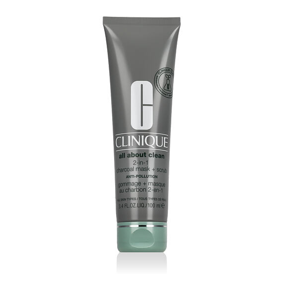 Clinique All About Clean 2-in-1 Charcoal Mask + Scrub 100 ml