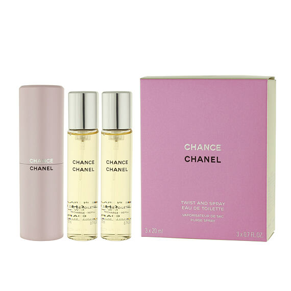 Chanel Chance EDT napełnialny 20 ml + EDT wkład 2 × 20 ml W