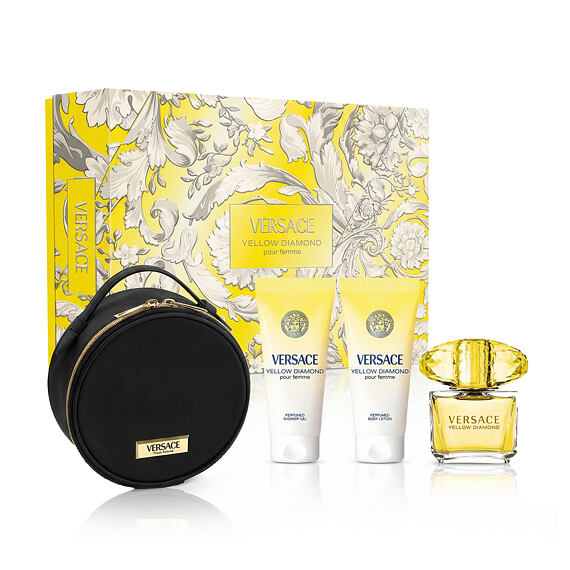 Versace Yellow Diamond EDT 90 ml + SG 100 ml + BL 100 ml + Kosmetyczka W