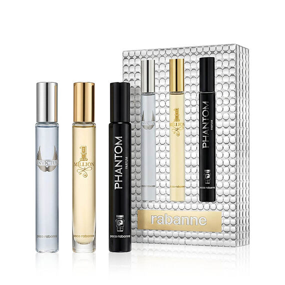 Rabanne Sada miniatur Perfum MINI Phantom Parfum 10 ml + EDT MINI Invictus 10 ml + EDT MINI 1 Millio